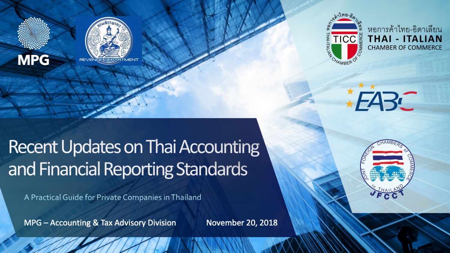 Neuste Aktualisierungen der thailändischen Buchhaltungs- und Finanzberichtsstandards