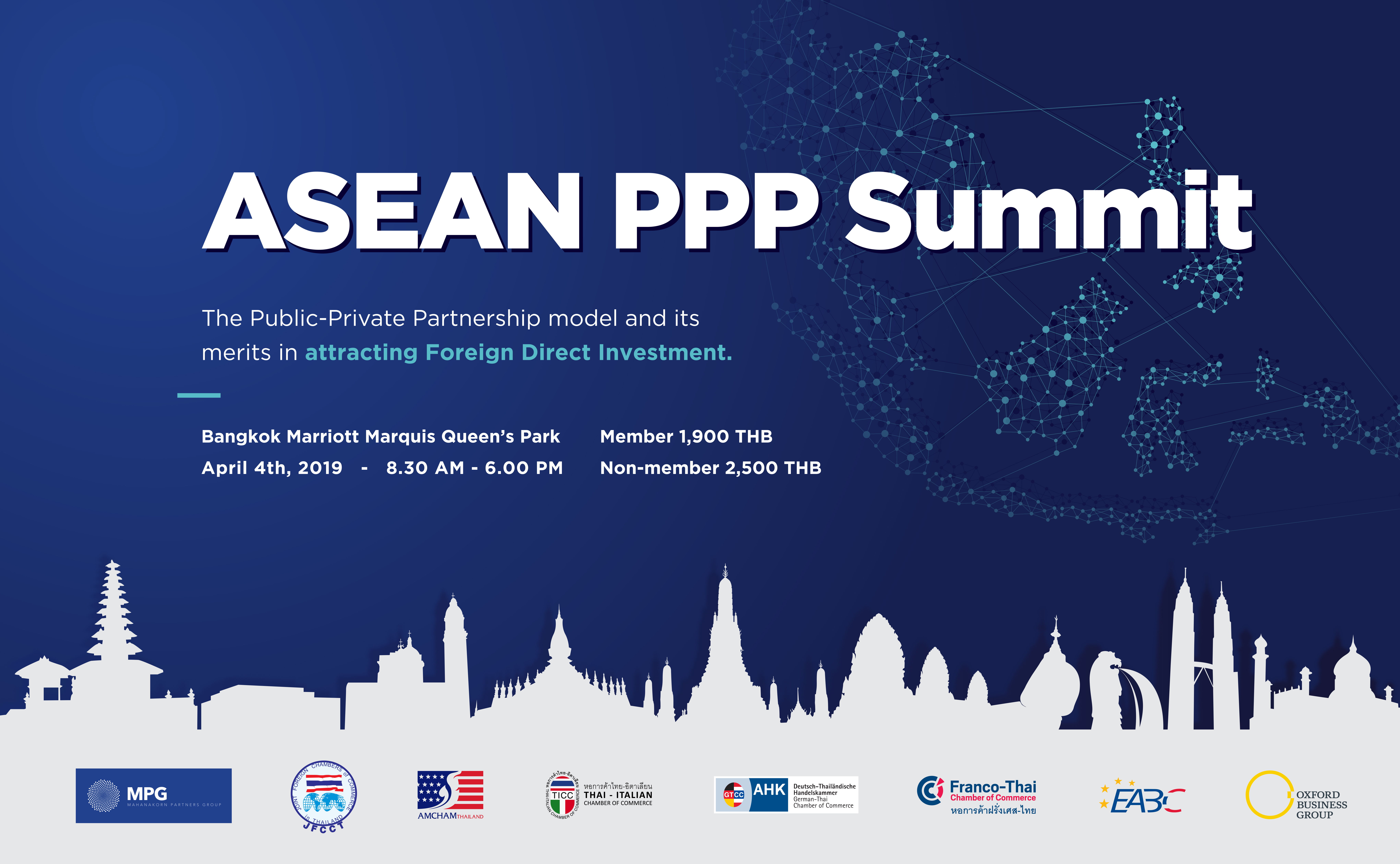 Organization of the 2019 edition of the ASEAN PPP Summit in Bangkok