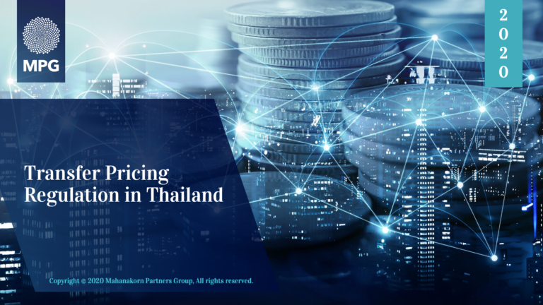 The Regulation of Transfer Pricing in Thailand
