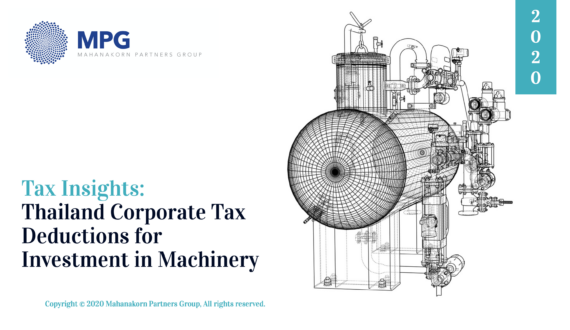 Tax Insights: Thailand Corporate Tax Deductions for Investment in Machinery